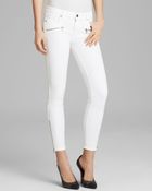 Paige Jeans Jane Zip Ultra Skinny in Optic White - Lyst