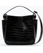 Zara Croc Bucket Bag - Lyst