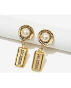 Nasty Gal Vintage Moschino Pearl Earrings - Lyst
