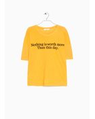 Mango Linen Cotton-Blend T-Shirt - Lyst