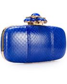 Oscar de la Renta Royal Elaphe Cabochon Goa - Lyst