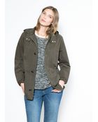 Violeta By Mango Hooded Coat - Lyst