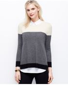 Ann Taylor Two-In-One Sweater - Lyst