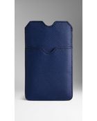 Burberry London Colour Coated London Leather Iphone 5/5S Case - Lyst