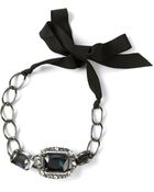 Lanvin Chain and Crystal Necklace - Lyst