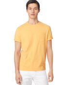 Calvin Klein Crewneck Tshirt with Ribbed Inserts - Lyst