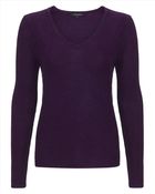 Jaeger Alpaca V-Neck Sweater - Lyst