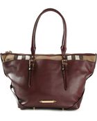 Burberry London House Check Tote Bag - Lyst