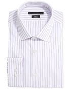 John Varvatos Long-Sleeve Striped Dress Shirt - Lyst
