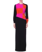 Roksanda Ilincic Jowett Colour-block Silk Gown - Lyst