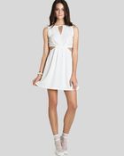 BCBGeneration Dress Draped Cutout - Lyst