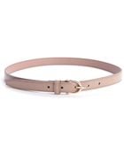 Gucci Pink Patent Leather Ssima Pattern Skinny Belt - Lyst