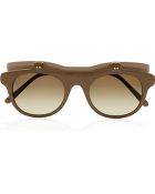 Marni Roundframe Hinged Acetate Sunglasses - Lyst