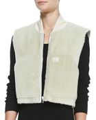 Rag & Bone Shearling Fur Work Vest - Lyst