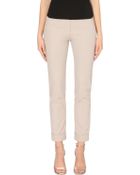 Armani Slim Fit Stretch Cotton Trousers - Lyst