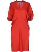 Saint Laurent Short Dress - Lyst