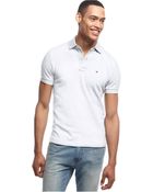 Tommy Hilfiger Custom-Fit Ivy Polo - Lyst