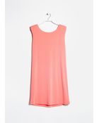 Mango Stretch Crepe Dress - Lyst