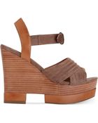 Dolce Vita Dv By Jersey Platform Wedge Sandals - Lyst