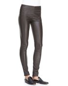 The Row Pullon Leather Moto Leggings - Lyst