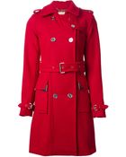 MICHAEL Michael Kors Classic Double Breasted Coat - Lyst
