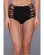 Mara Hoffman Lattice High Waisted Bottom - Lyst