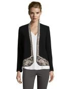 Haute Hippie Black Stretch Embellished Blazer - Lyst