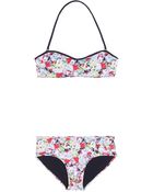Erdem Floral-Print Bandeau Bikini - Lyst
