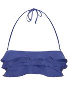 Ondademar Frill Bandeau Bikini Top - Lyst