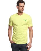 Puma Iconic Vneck Tshirt - Lyst