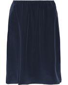 Studio Nicholson Irving Silk Crepe De Chine Skirt - Lyst