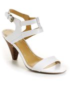 Nine West Catatude Leather Sandals - Lyst