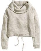 H&M Wide Polo-Neck Jumper - Lyst