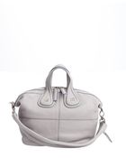 Givenchy Grey Leather 'Nightingale' Small Convertible Tote - Lyst
