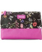 Kenneth Cole Reaction Floral Three Compartment Cosmetic Bag - Lyst