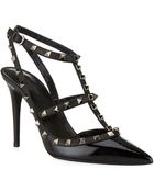 Valentino So Noir 100 Patent Pump - Lyst