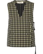 Marni Checked Woven Vest - Lyst