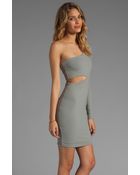 Donna Mizani Ultra Soft Classic Cut Out Dress - Lyst