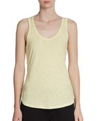 James Perse Slubknit Tank Top - Lyst