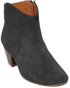 Isabel Marant Etoile 50Mm Dicker Suede Ankle Boots - Lyst
