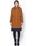 3.1 Phillip Lim Oversized Parka With Detachable Collar - Lyst