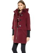 Rebecca Minkoff Scotch Coat - Oxblood - Lyst
