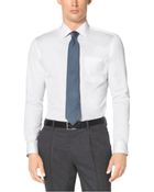 Michael Kors Cotton-Twill Dress Shirt - Lyst