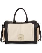 See By Chloé Nellie Two-Tone Leather Shoulder Bag - Lyst