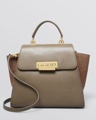 Zac Zac Posen Satchel - Eartha Top Handle Croc-Embossed - Lyst