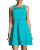 Nicole Miller Cody Fit-&-Flare Bandage Knit Dress - Lyst