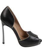 Badgley Mischka Teagan Leather Pumps - Lyst