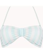 Forever 21 Striped Bandeau Bikini Top - Lyst