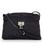 Kenneth Cole Reaction Black Tourist Jacquard Crossbody - Lyst