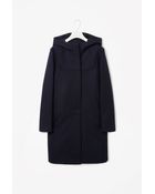Cos Hooded Wool Coat - Lyst